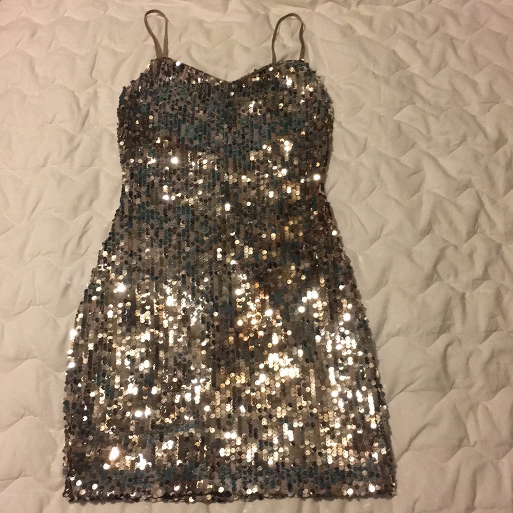 Sequin mini dress
